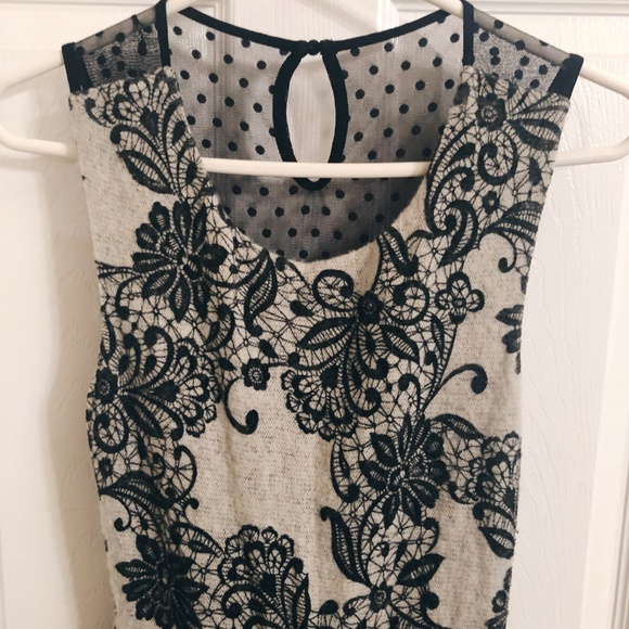 Anthropologie M Weston Wear Flocked Sable Dress - Picture 3 of 4